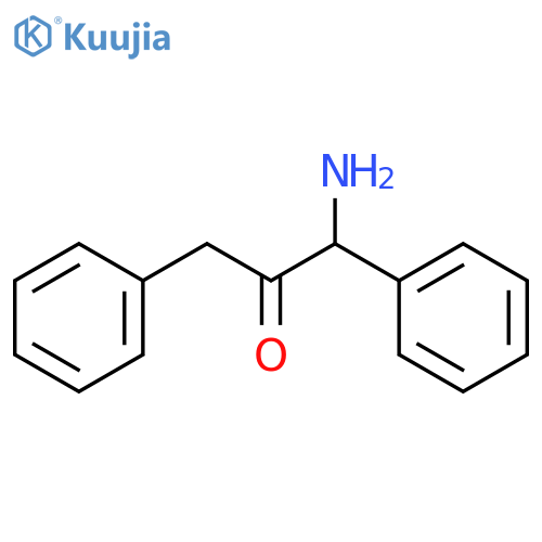 2-Propanone, 1-amino-1,3-diphenyl- structure