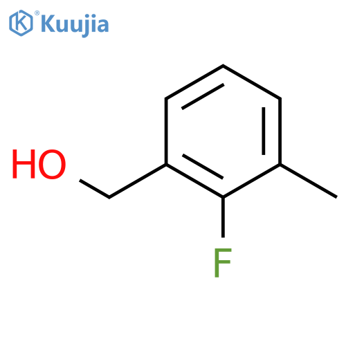 2-Fluoro-3-methylbenzyl alcohol structure
