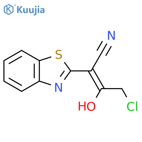 4-Chloro-2-(2,3-dihydro-1,3-benzothiazol-2-ylidene)-3-oxobutanenitrile structure