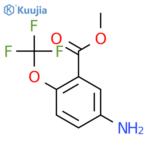 Methyl 5-amino-2-(trifluoromethoxy)benzoate structure