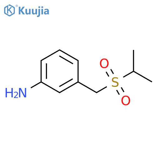 3-(propane-2-sulfonyl)methylaniline structure