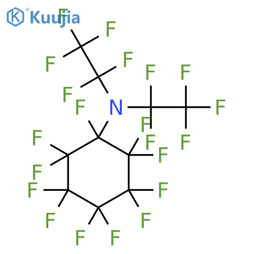 Cyclohexanamine,1,2,2,3,3,4,4,5,5,6,6-undecafluoro-N,N-bis(1,1,2,2,2-pentafluoroethyl)- structure
