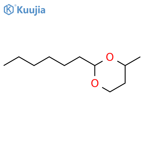 1,3-Dioxane,2-hexyl-4-methyl- structure