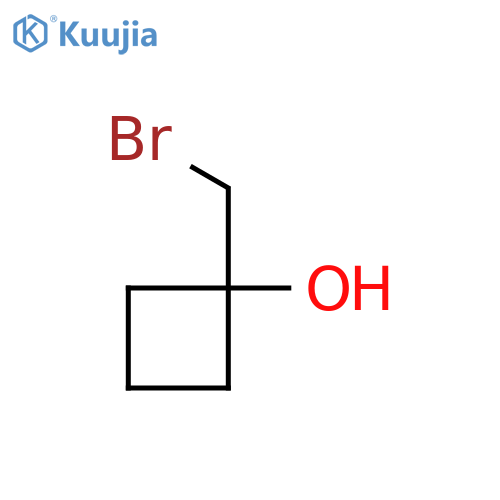 1-(bromomethyl)cyclobutan-1-ol structure