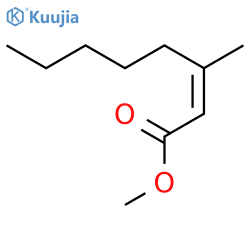 methyl (2E)-3-methyloct-2-enoate structure