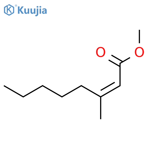 2-Octenoic acid, 3-methyl-, methyl ester, (Z)- structure