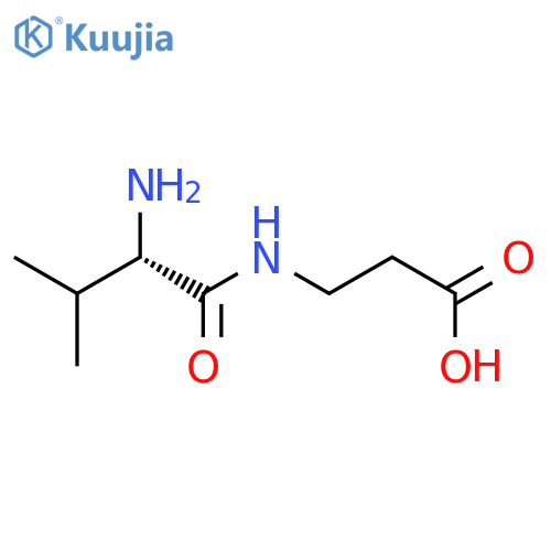 H-Val-β-Ala-OH structure