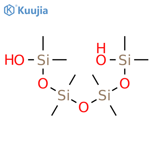 Octamethyl-1,7-tetrasiloxanediol structure