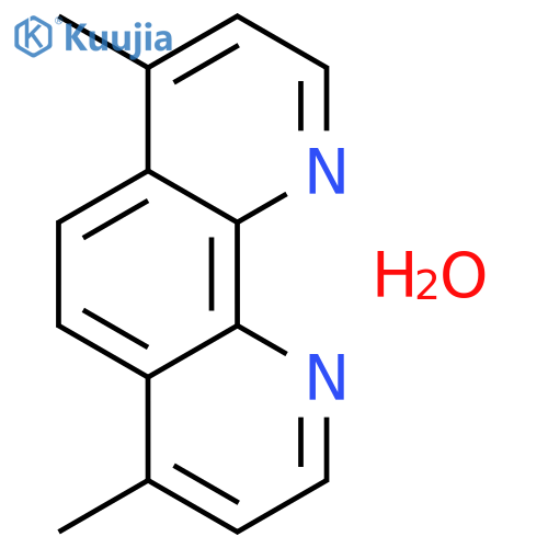 4,7-Dimethyl-1,10-phenanthroline hydrate structure