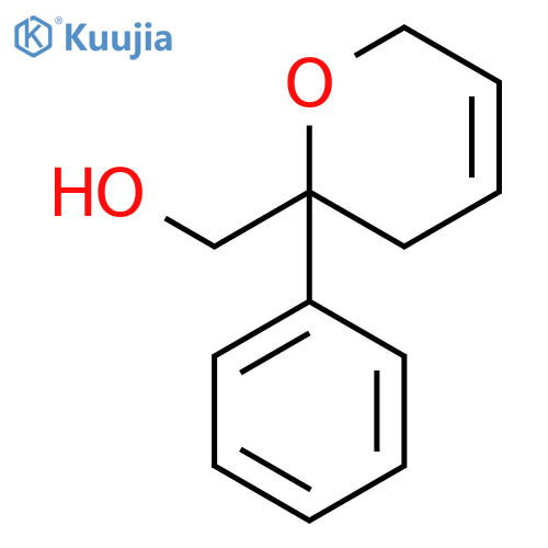 2H-Pyran-2-methanol, 3,6-dihydro-2-phenyl- structure