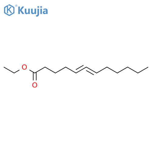 5,6-Dodecadienoic acid, ethyl ester structure