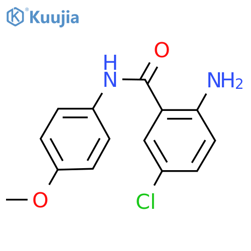 Benzamide, 2-amino-5-chloro-N-(4-methoxyphenyl)- structure