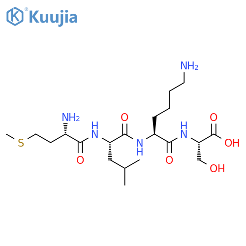 L-Serine, L-methionyl-L-leucyl-L-lysyl- structure