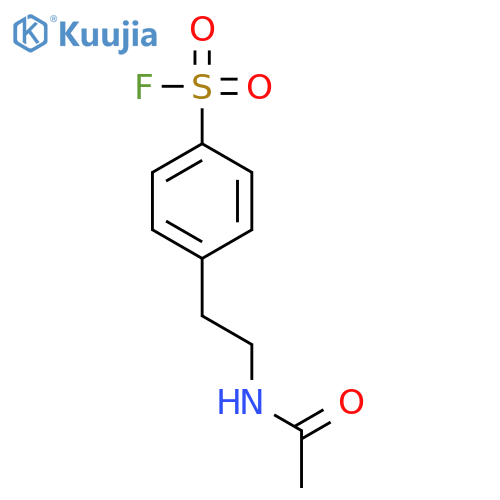 4-(2-acetamidoethyl)benzene-1-sulfonyl fluoride structure