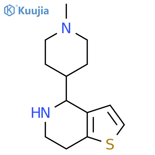 4-(1-Methylpiperidin-4-yl)-4,5,6,7-tetrahydrothieno[3,2-c]pyridine structure