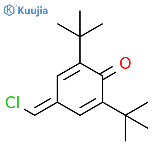 2,5-Cyclohexadien-1-one, 4-(chloromethylene)-2,6-bis(1,1-dimethylethyl)- structure