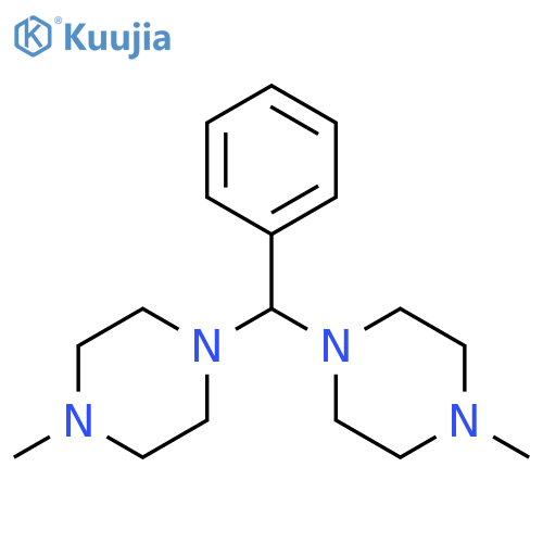 1-methyl-4-(4-methylpiperazin-1-yl)(phenyl)methylpiperazine structure