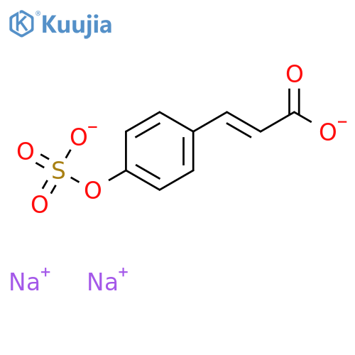 p-Coumaric Acid 4-O-Sulfate Disodium Salt structure