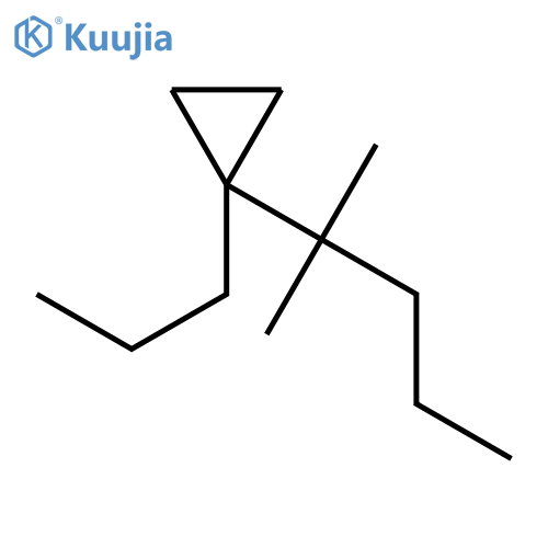 Cyclopropane, 1-(1,1-dimethylbutyl)-1-propyl- structure