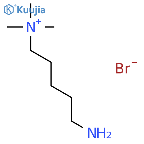 1-Pentanaminium, 5-amino-N,N,N-trimethyl-, bromide structure