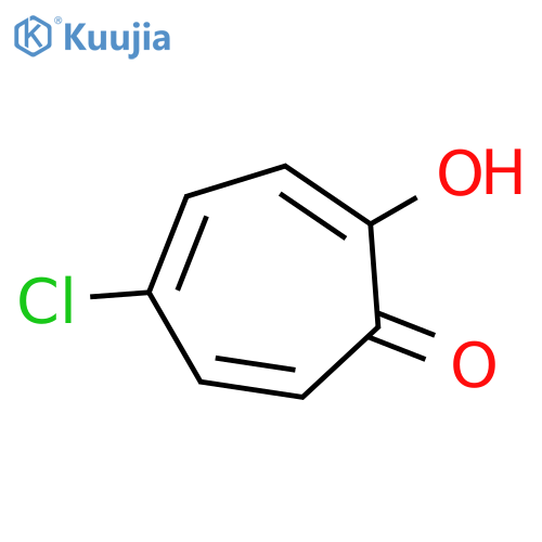 5-Chloro-2-hydroxy-2,4,6-cycloheptatrien-1-one structure