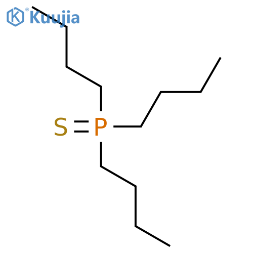Phosphine sulfide,tributyl- structure