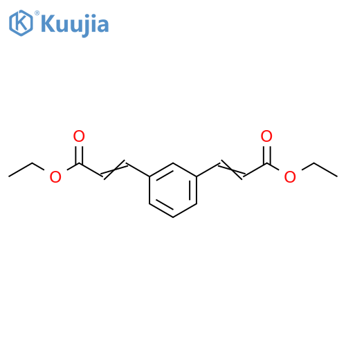 2-propenoic Acid, 3,3'-(1,3-phenylene)bis-, Diethyl Ester (en) structure