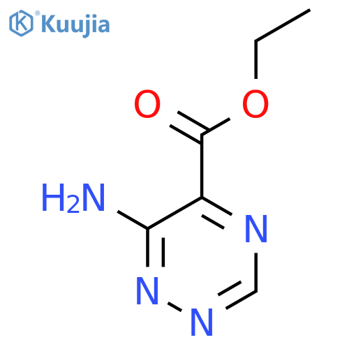 Ethyl 6-amino-1,2,4-triazine-5-carboxylate structure