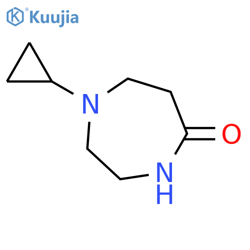 1-cyclopropyl-1,4-diazepan-5-one structure