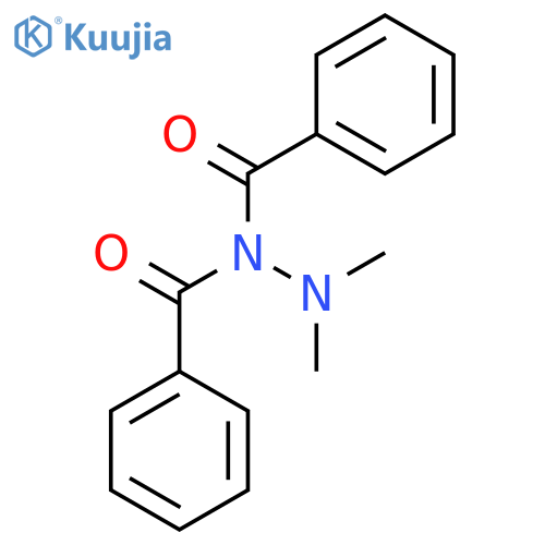 Hydrazine, 1,1-dibenzoyl-2,2-dimethyl- structure