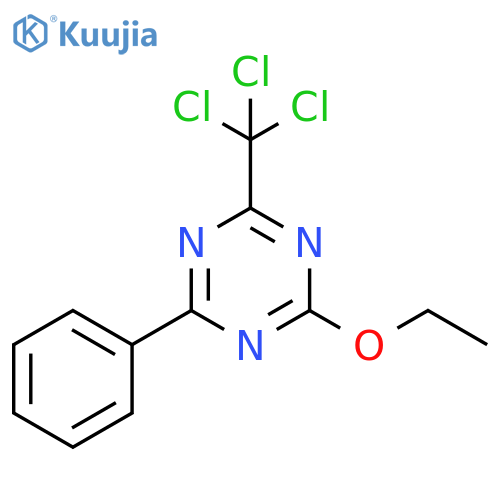1,3,5-Triazine,2-ethoxy-4-phenyl-6-(trichloromethyl)- structure
