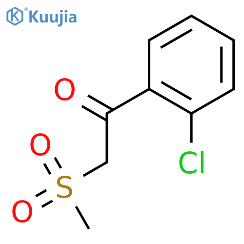 Ethanone,1-(2-chlorophenyl)-2-(methylsulfonyl)- structure