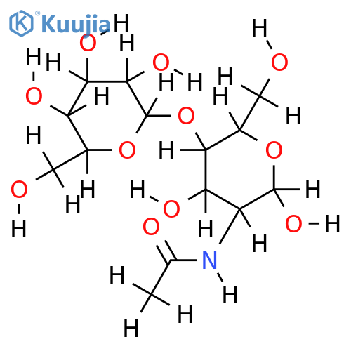 beta-D-Gal-(1->4)-D-GlcNAc structure