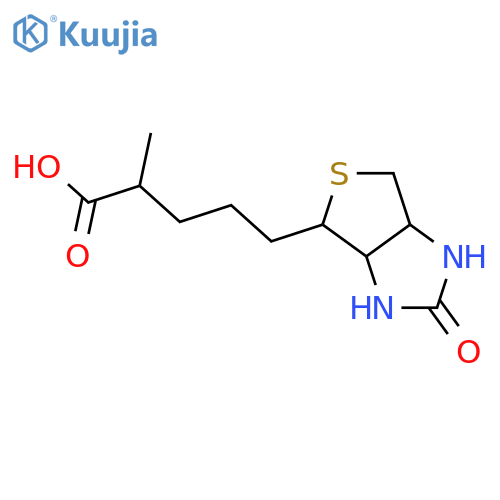 1H-Thieno[3,4-d]imidazole-4-pentanoicacid, hexahydro-a-methyl-2-oxo- structure