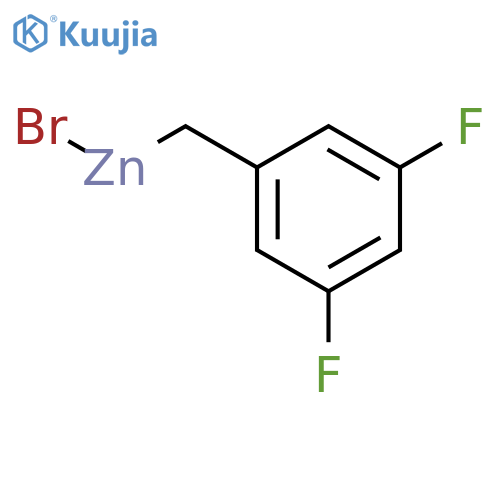 3,5-difluorobenzylzinc bromide structure