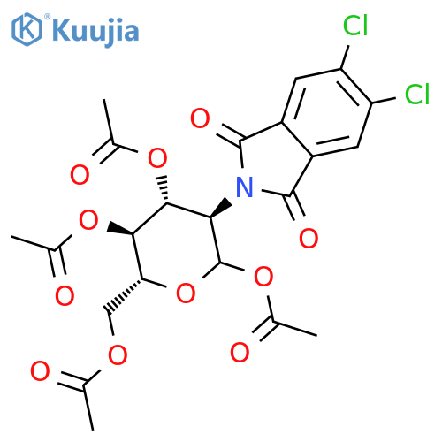 1,3,4,6-Tetra-O-acetyl-2-deoxy-2-(4,5-dichlorophthalimido)-D-glucopyranose structure