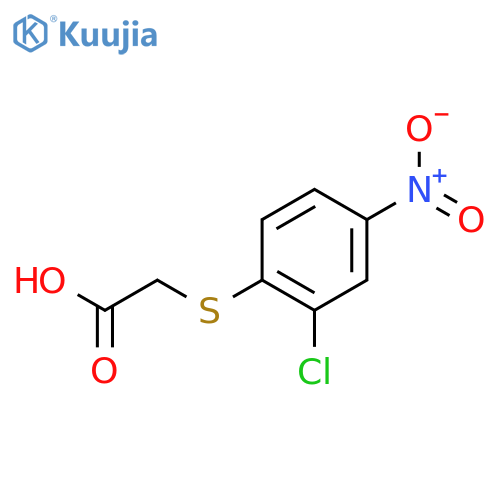 2-((2-Chloro-4-nitrophenyl)thio)acetic Acid structure