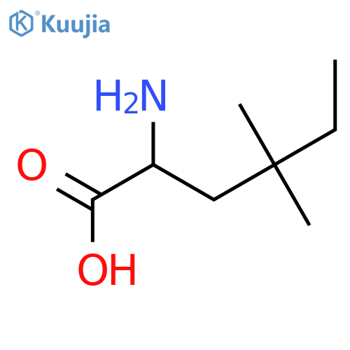 (2S)-2-amino-4,4-dimethylhexanoic acid structure