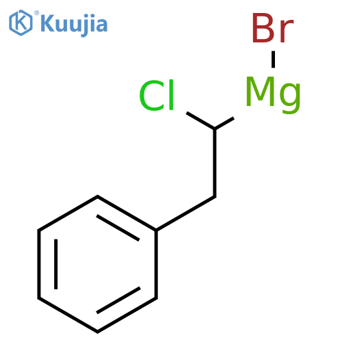 Magnesium, bromo(1-chloro-2-phenylethyl)- structure