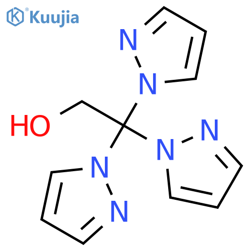 β,β-Di-1H-pyrazol-1-yl-1H-pyrazole-1-ethanol structure