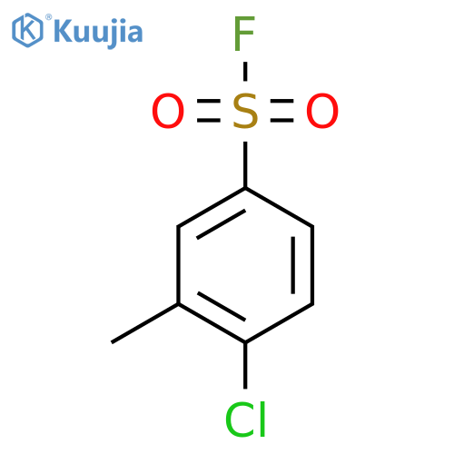 4-Chloro-3-methylbenzene-1-sulfonyl fluoride structure