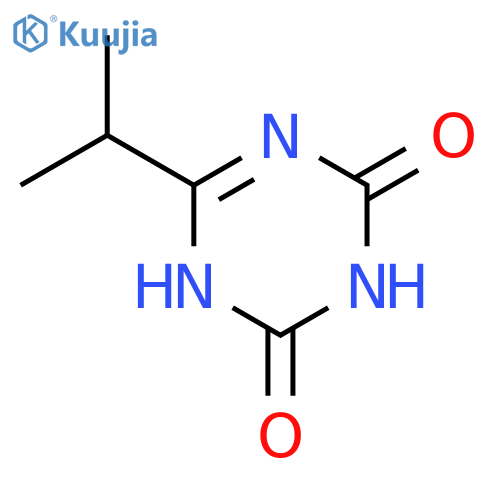 1,3,5-Triazine-2,4(1H,3H)-dione,6-(1-methylethyl)- structure