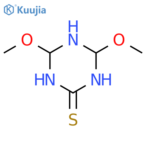 1,3,5-Triazine-2(1H)-thione,4,6-dimethoxy- structure