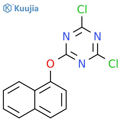 1,3,5-Triazine,2,4-dichloro-6-(1-naphthalenyloxy)- structure