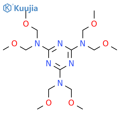 2,4,6-Trisbis(methoxymethyl)amino-1,3,5-triazine structure