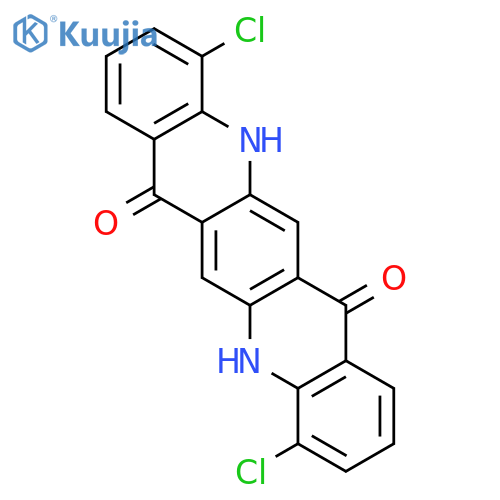 Quino[2,3-b]acridine-7,14-dione,4,11-dichloro-5,12-dihydro- structure