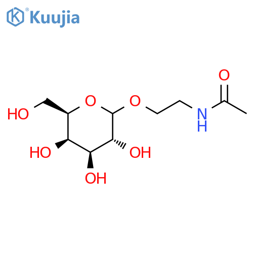 Acetamide, N-[2-(galactopyranosyloxy)ethyl]- structure