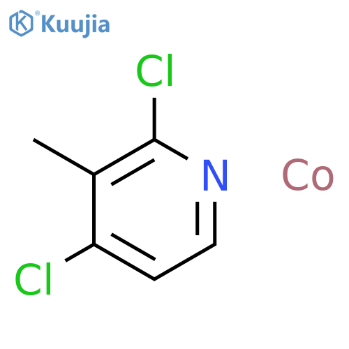 Cobalt, dichloro(3-methylpyridine)- structure