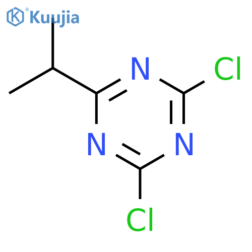 1,3,5-Triazine,2,4-dichloro-6-(1-methylethyl)- structure