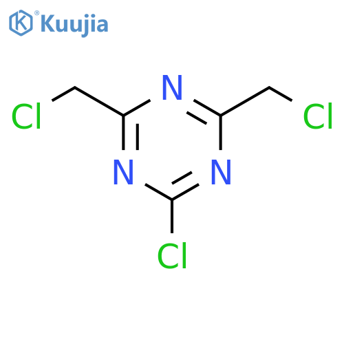 1,3,5-Triazine,2-chloro-4,6-bis(chloromethyl)- structure